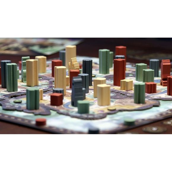 Skyrise Board Game (Essentials Edition) | Spatial Auction Game of Area Majority - Picture 5 of 9